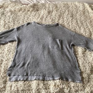 Zara basic quarter sleeve sweater